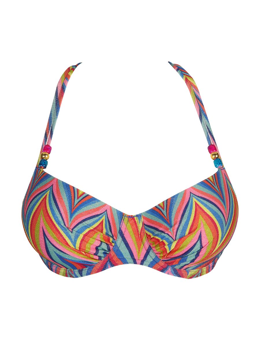 primadonna kea balcony bikini top rainbow paradise