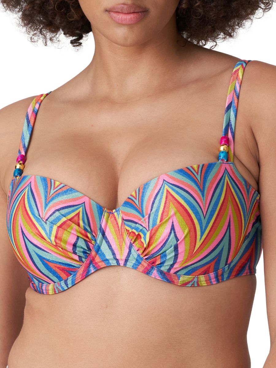 primadonna kea balcony bikini top rainbow paradise