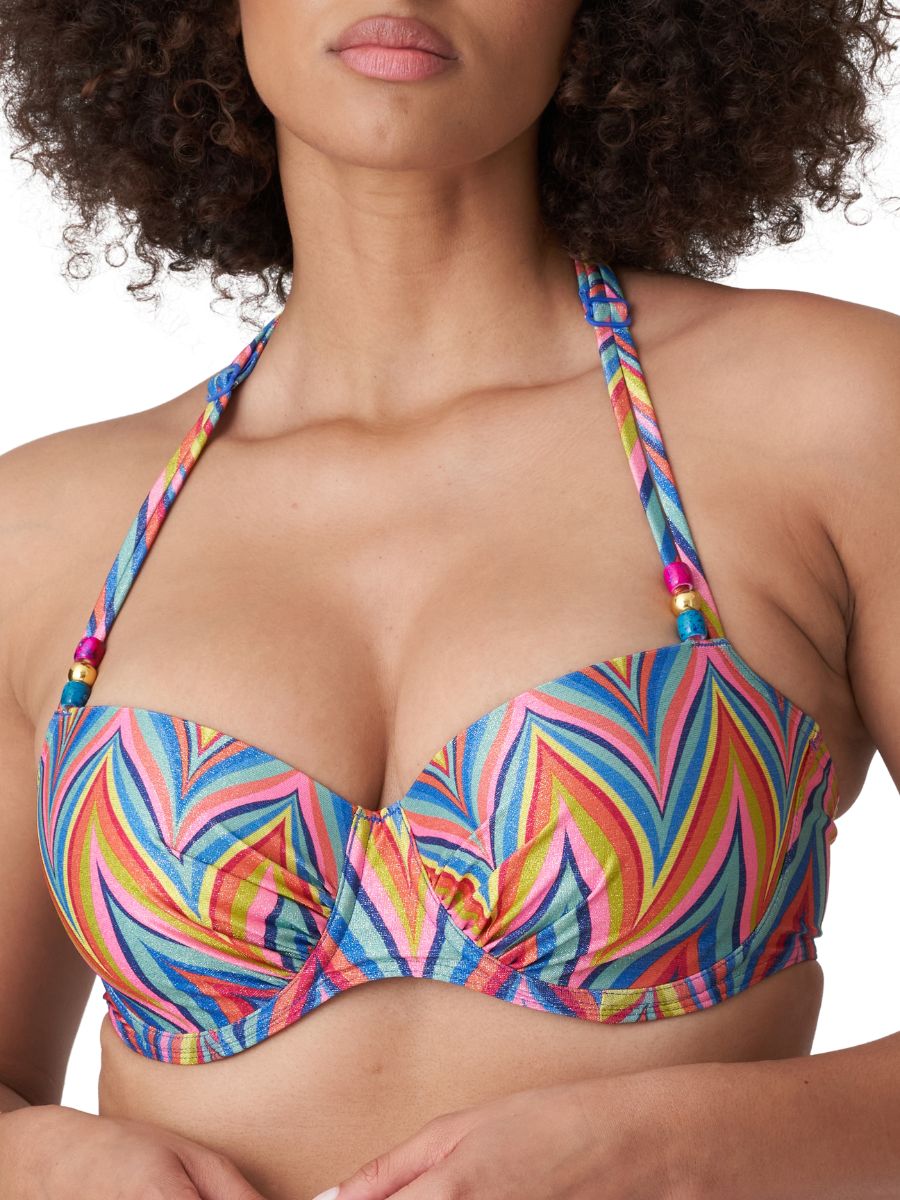 primadonna kea balcony bikini top rainbow paradise