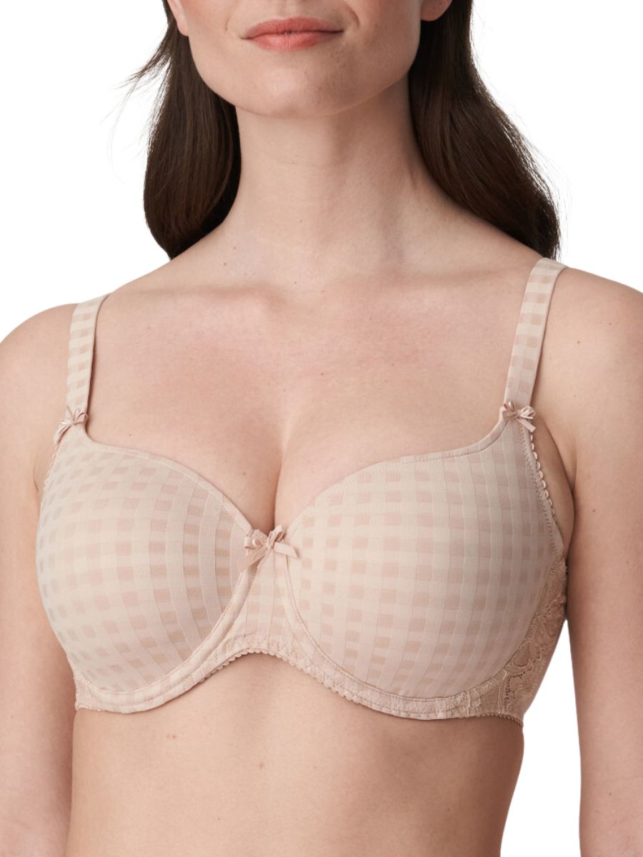 primadonna madison heart shape bra caffe latte
