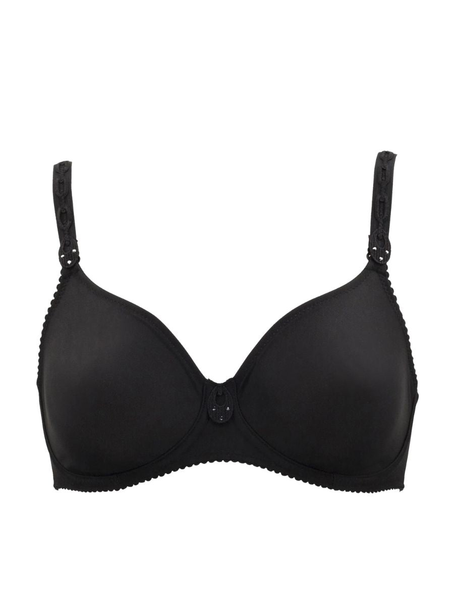 primadonna satin non padded full cup bra black