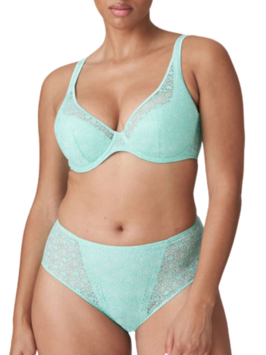 primadonna twist epirus half padded plunge bra miami mint