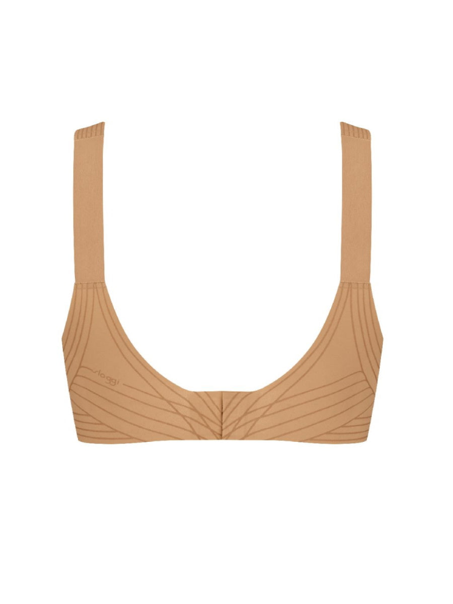 ZERO Feel Moulded Bralette - Cognac