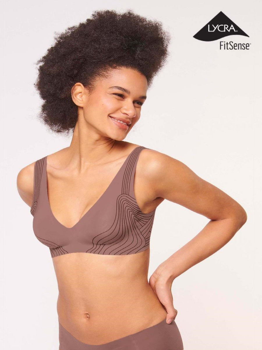 ZERO Feel Moulded Bralette - Cacao