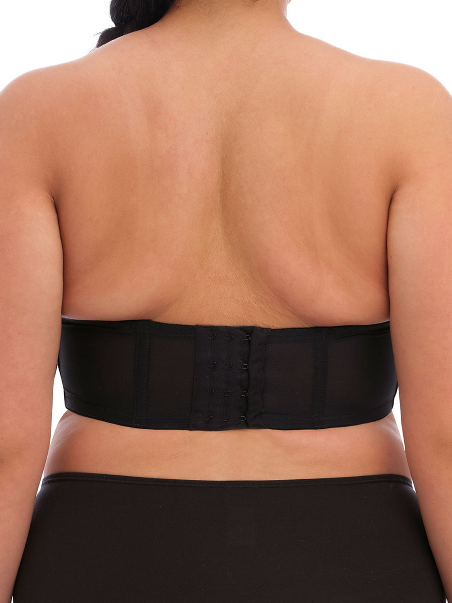 Black Underwired Moulded Strapless Bra