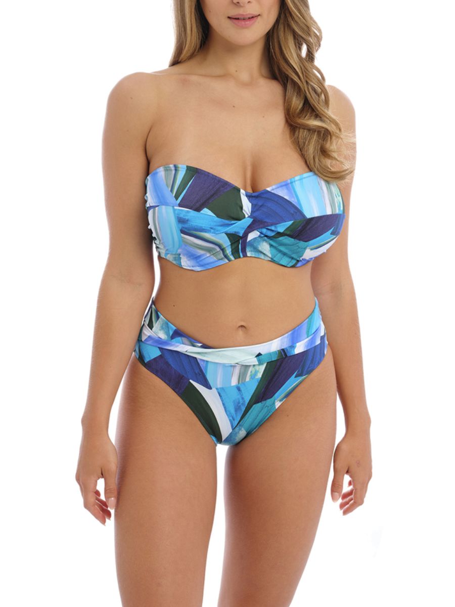 fantasie aguada beach bandeau bikini top splash