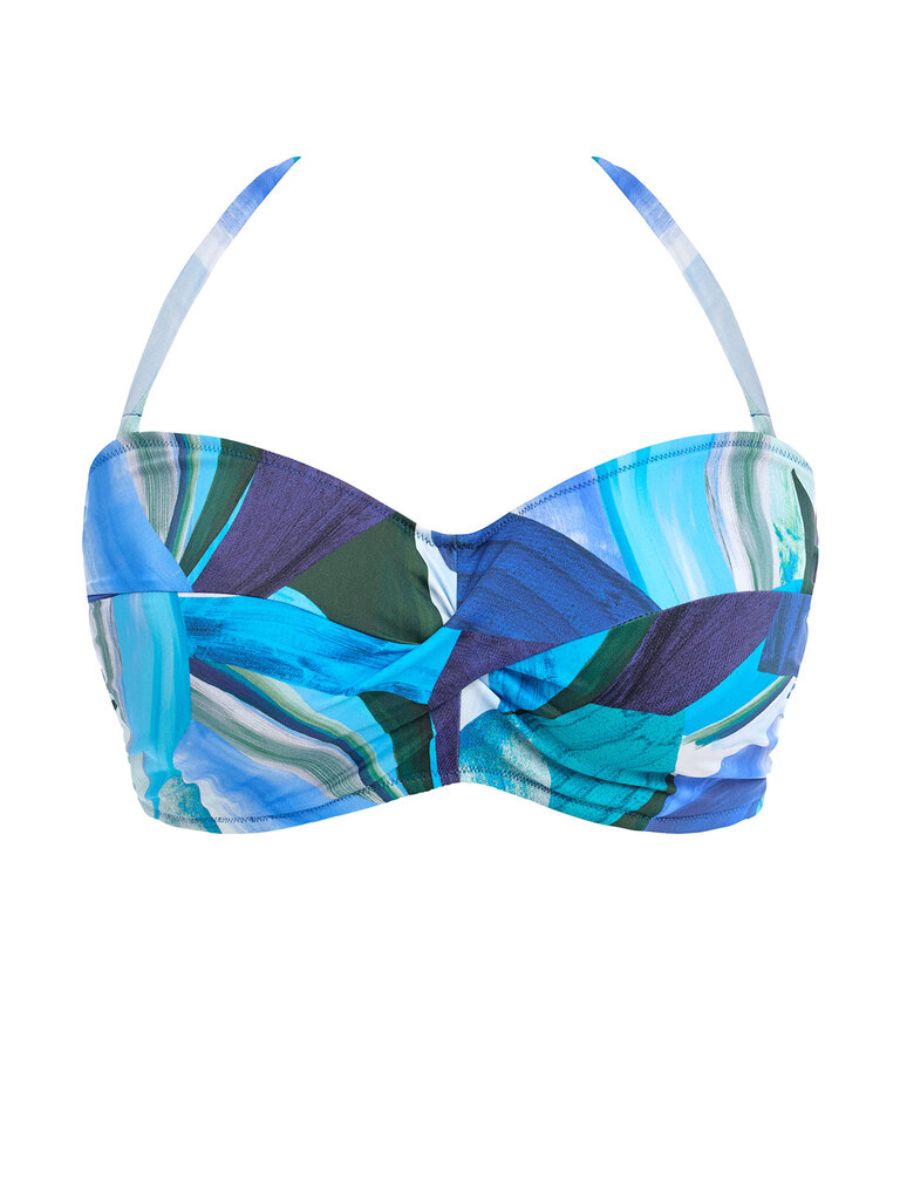 fantasie aguada beach bandeau bikini top splash
