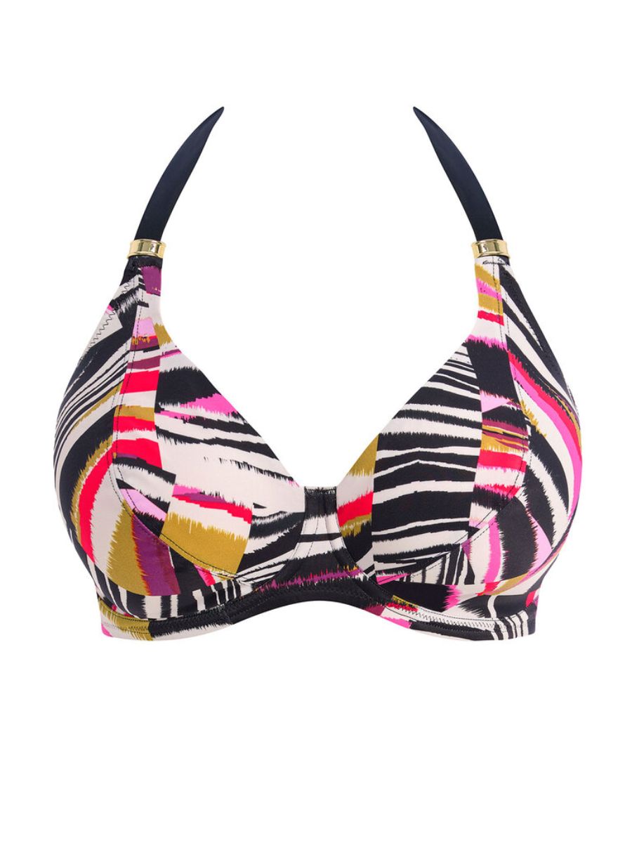 fantasie sanoa island halterneck bikini top black