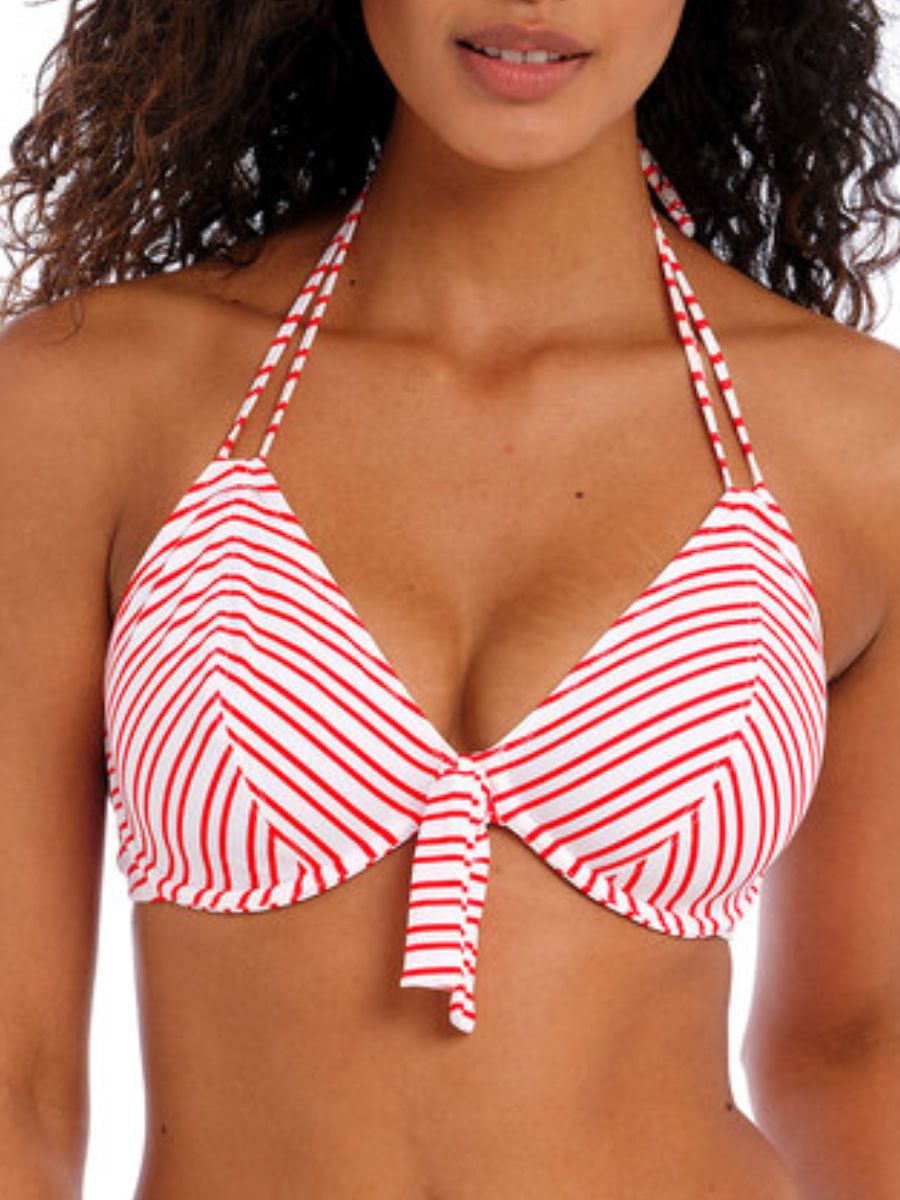 freya new shores halter bikini top chilli