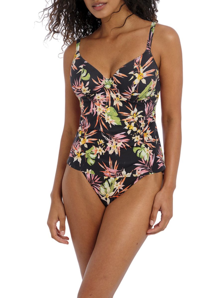 freya savanna sunset plunge tankini multi