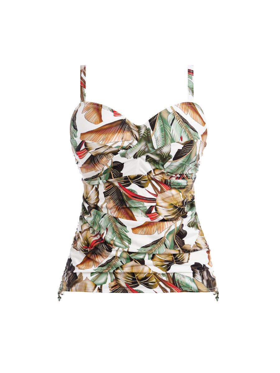 fantasie kinabalu twist front tankini jungle