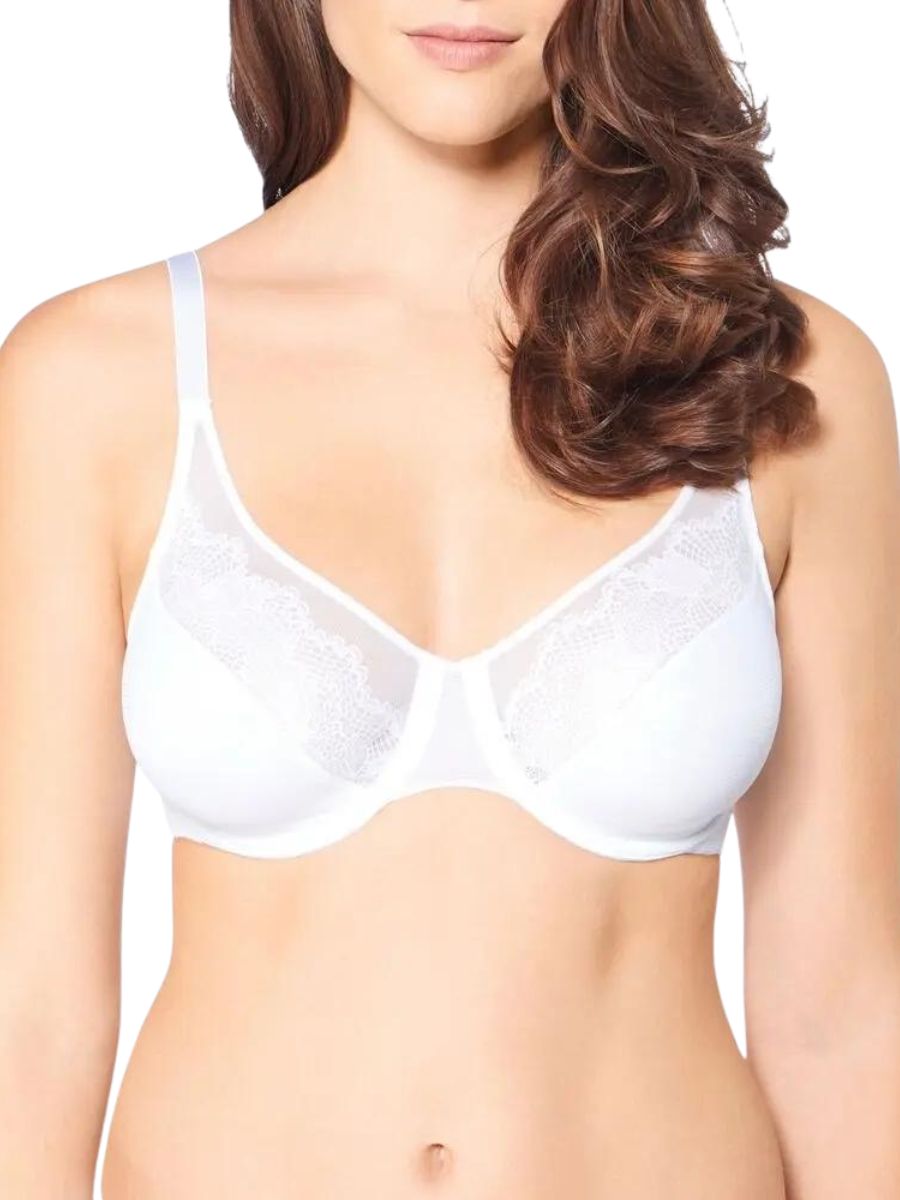 triumph lace spotlight w bra white
