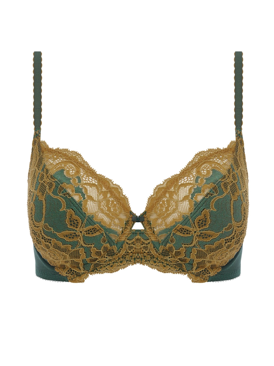 wacoal florilege underwired bra peridot