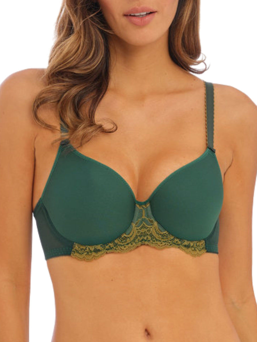 wacoal florilege moulded spacer bra peridot