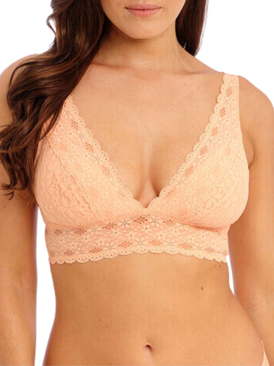 Wacoal Halo Lace Soft Cup Bra - Almost Apricot