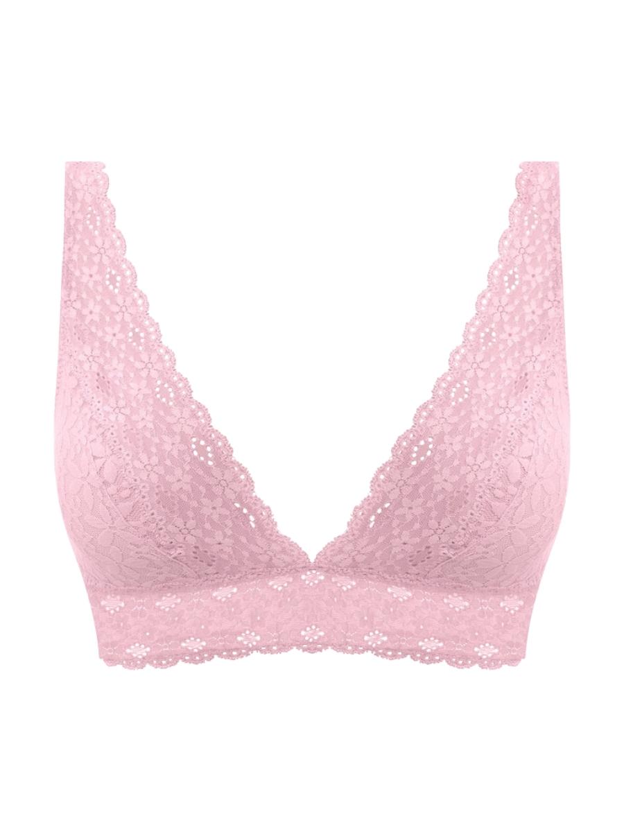 wacoal halo lace soft cup bra fragrant lilac