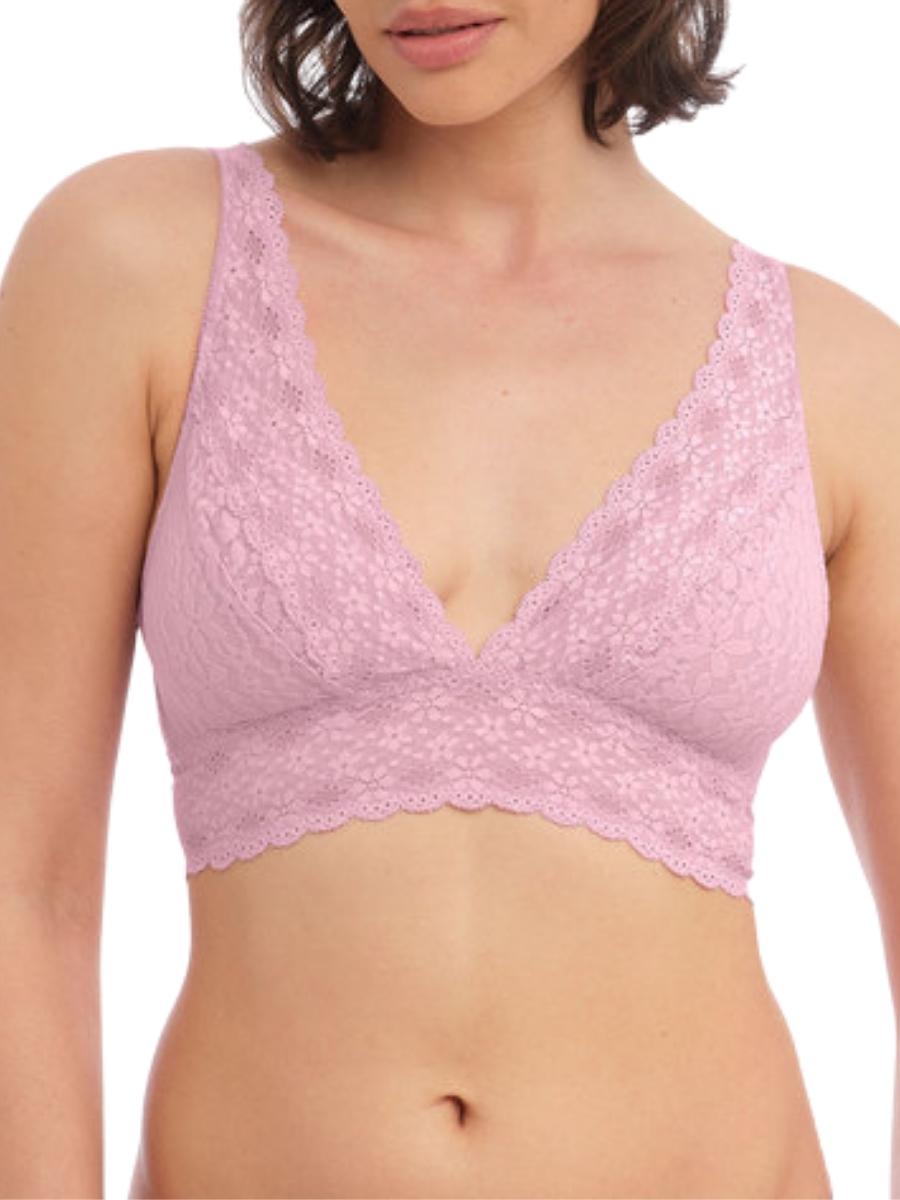 wacoal halo lace soft cup bra fragrant lilac
