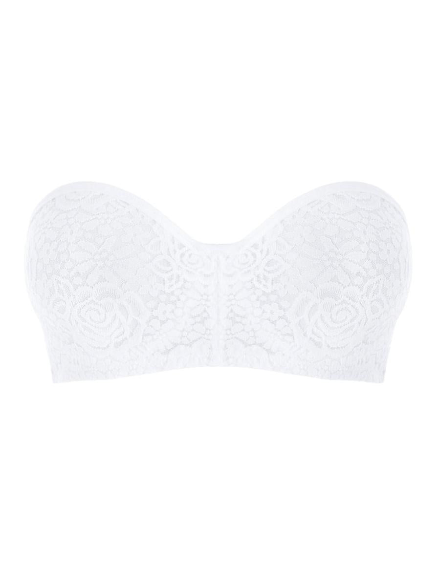 wacoal halo lace strapless bra ivory