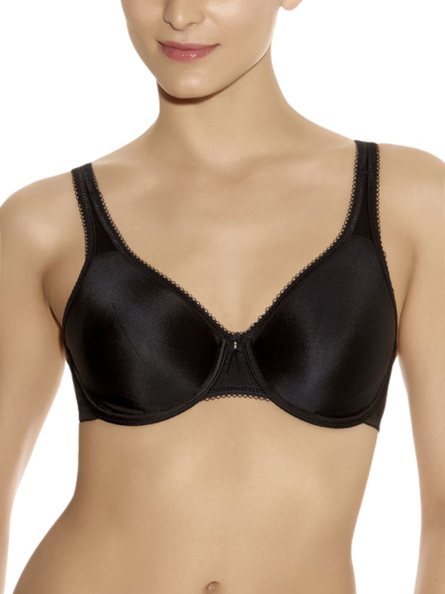 wacoal basic beauty full figure underwire bra black