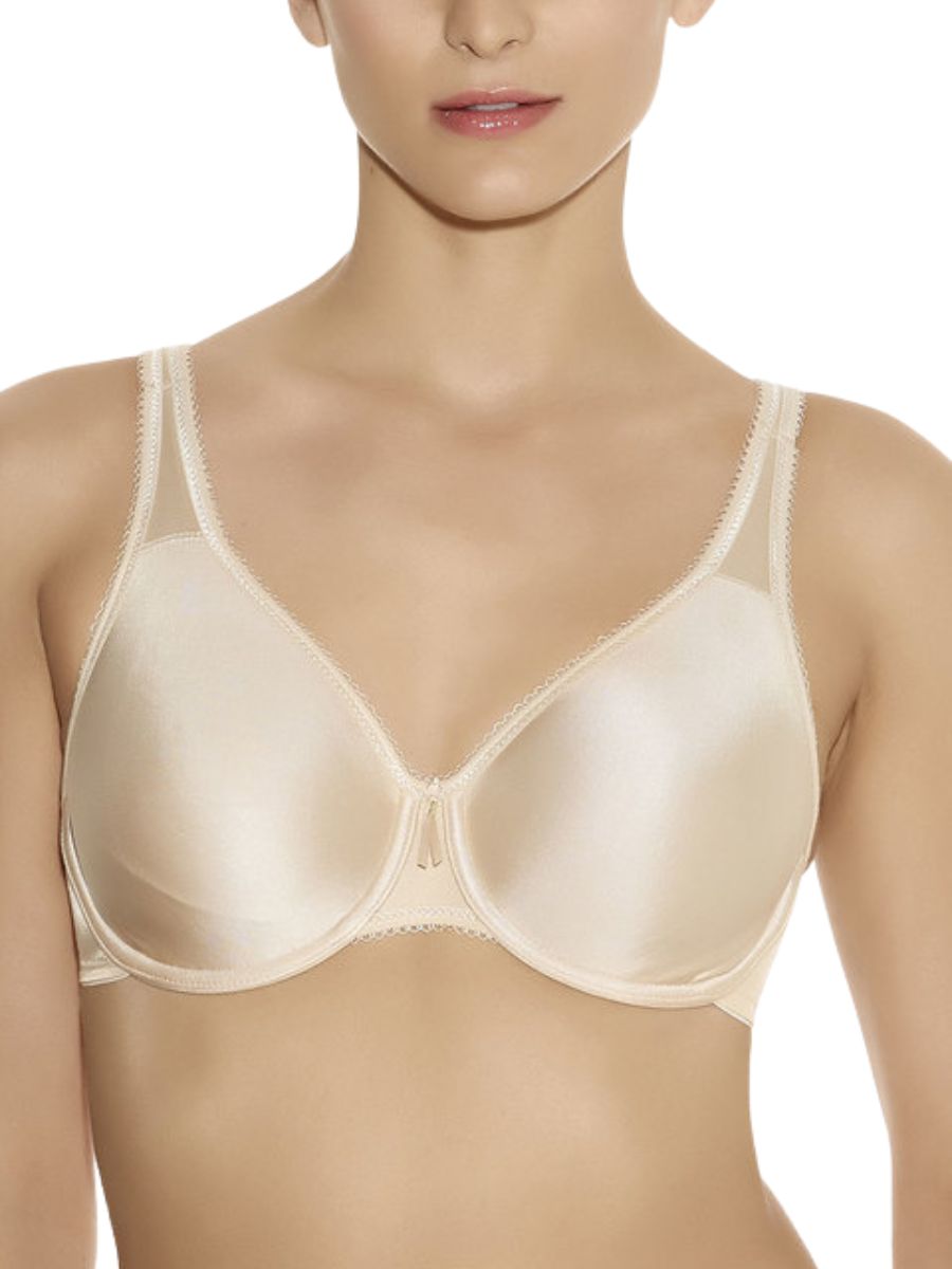 wacoal basic beauty full figure underwire bra nude
