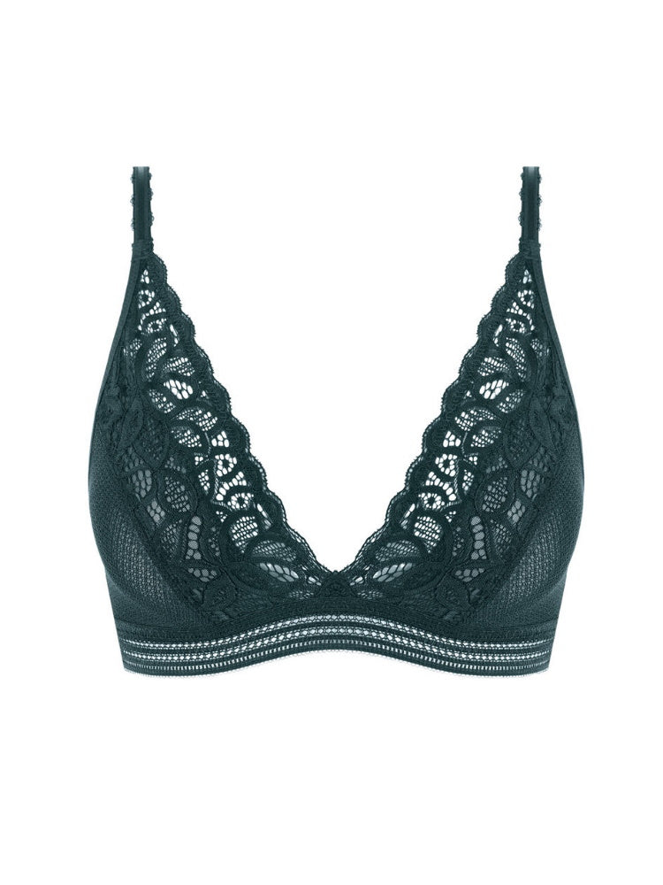 green plunge wacoal bralette