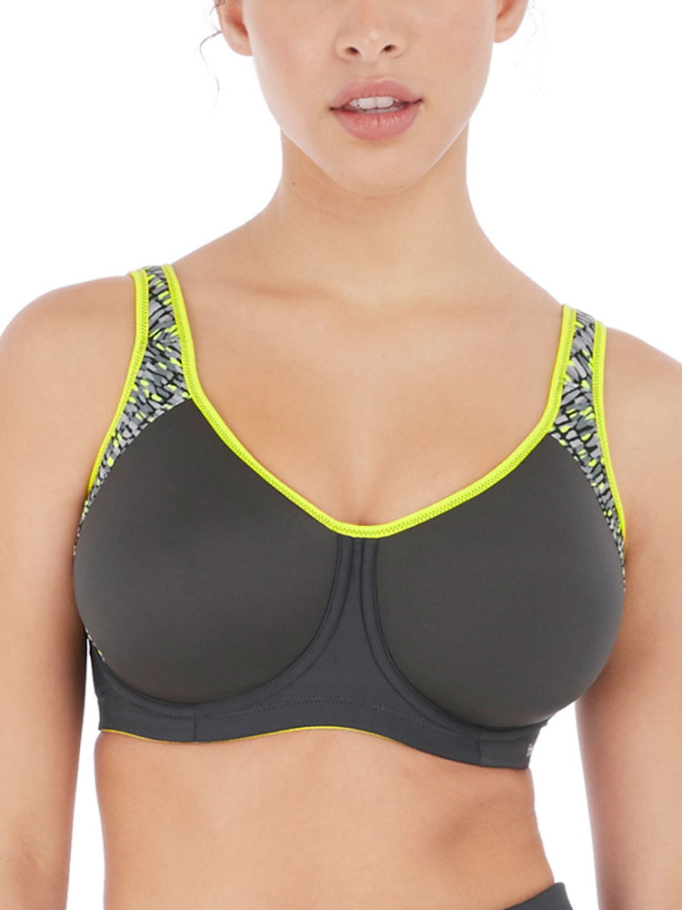 Freya Sonic Moulded Spacer Sports Bra Lime Twist