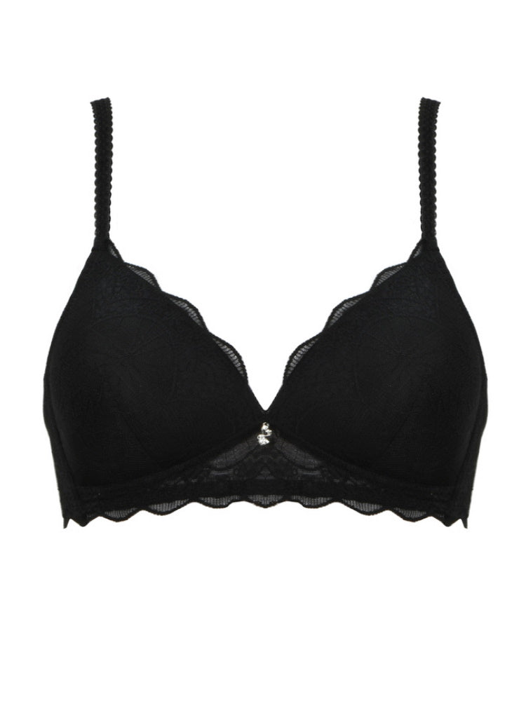 naturana soft cup bra black