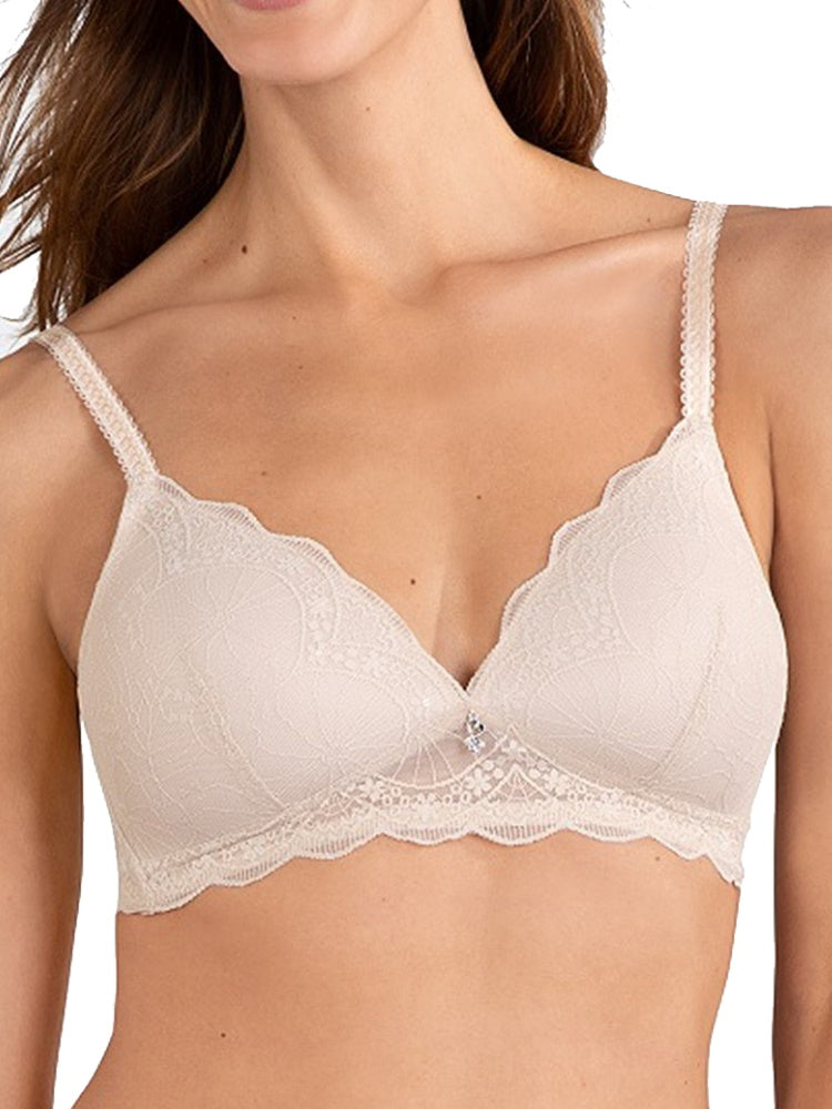 naturana soft cup bra beige