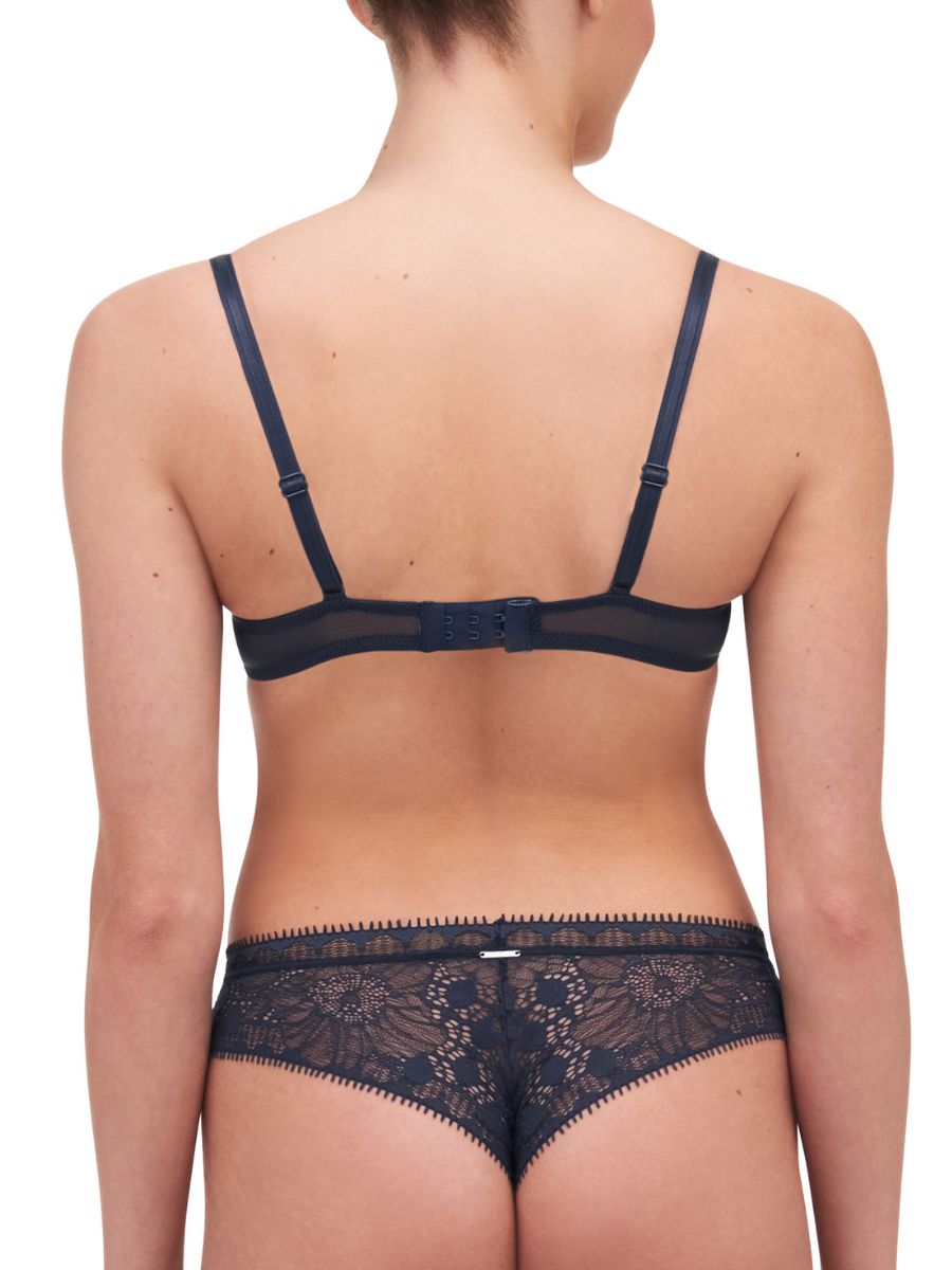 chantelle day to night half cup bra deep grey