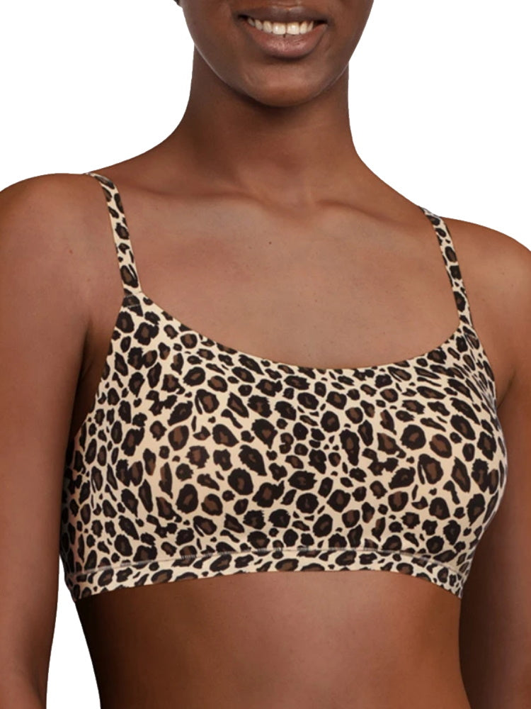 Leopard Print Non Wired Bralette