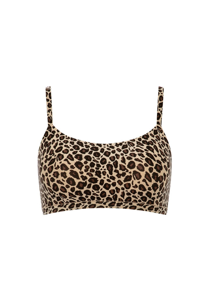 Leopard Print Non Wired Bralette