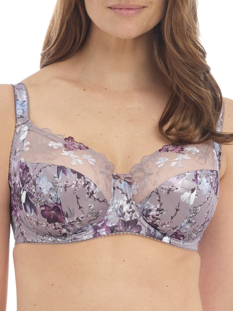 Grey Side Support Bra