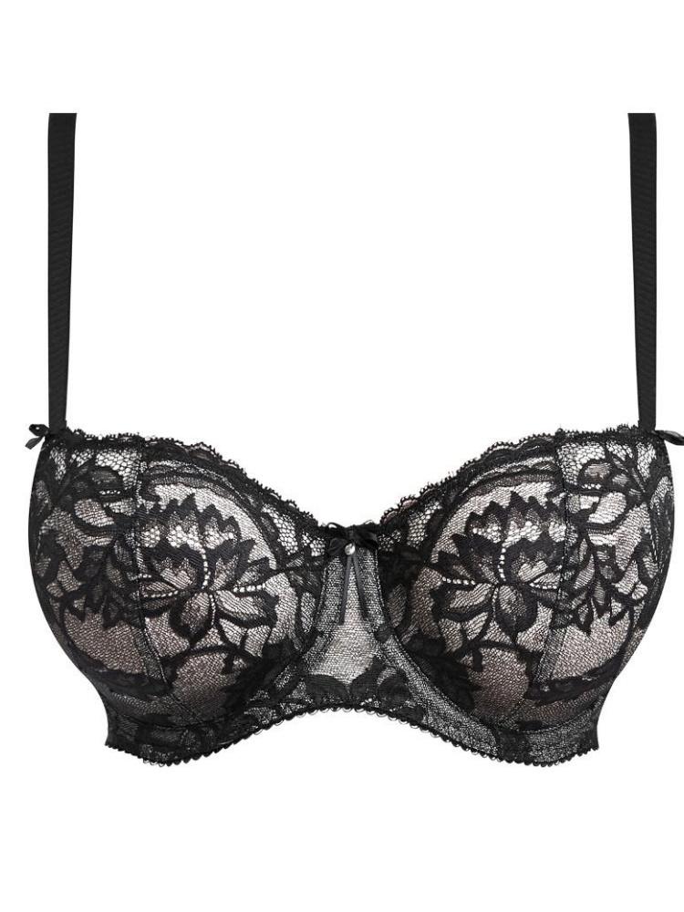 Bronte Vertical Seam Bra - Black