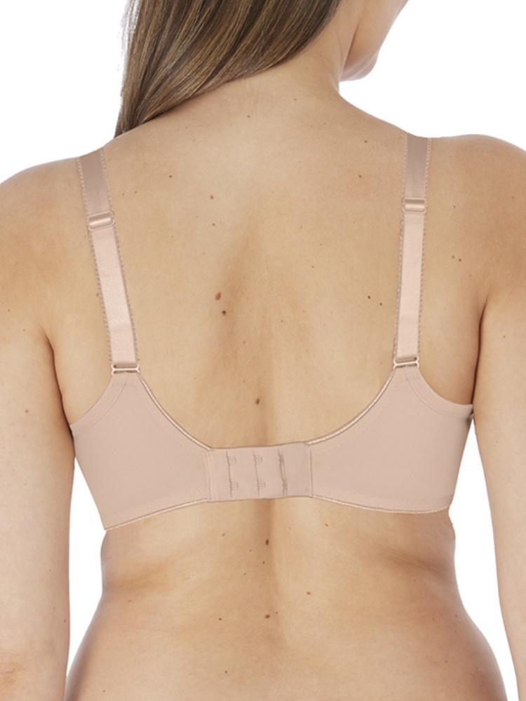 Beige Moulded Spacer Underwired Bra