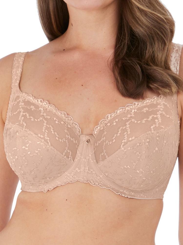 Beige Side Support Full Cup Bra