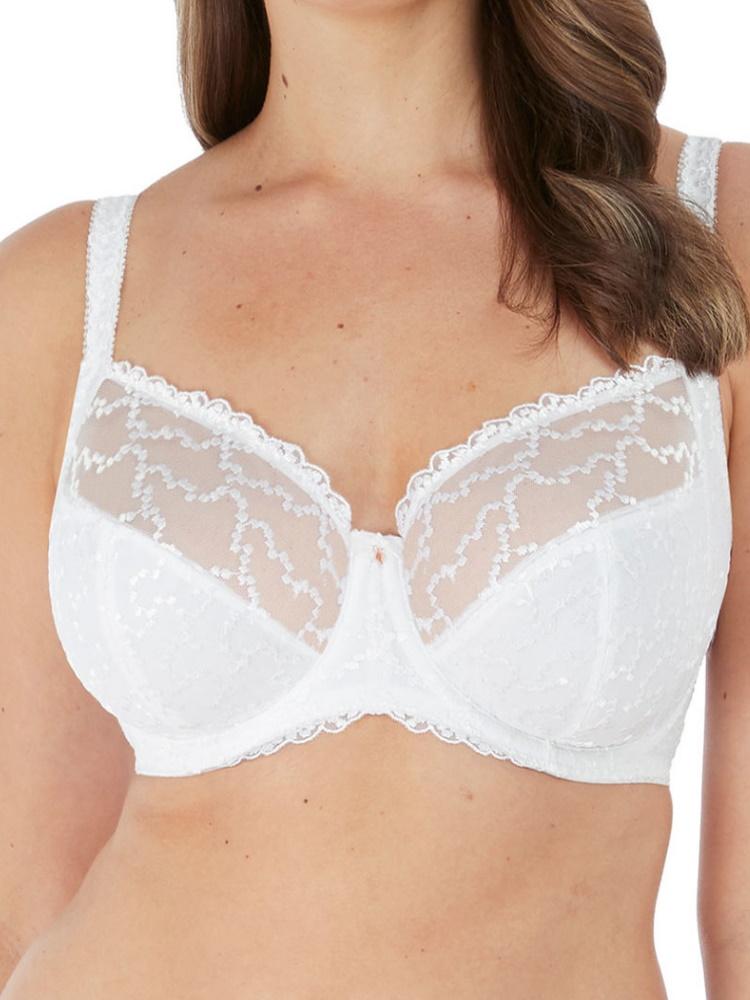 White Side Support Full Cup Bra