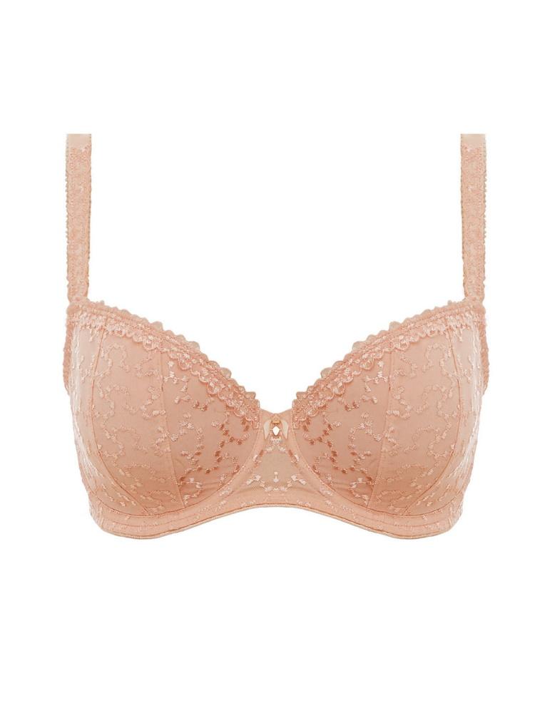 Pink Half Cup Underwired Bra
