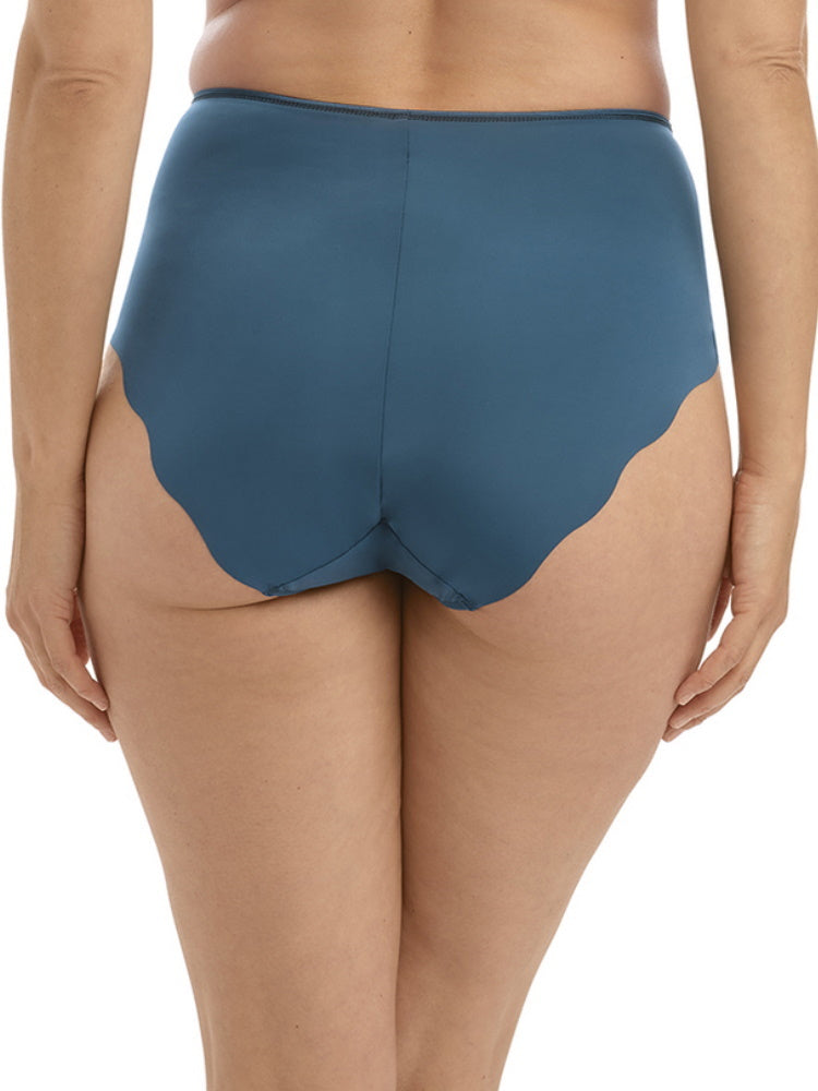 Blue High Waisted Brief