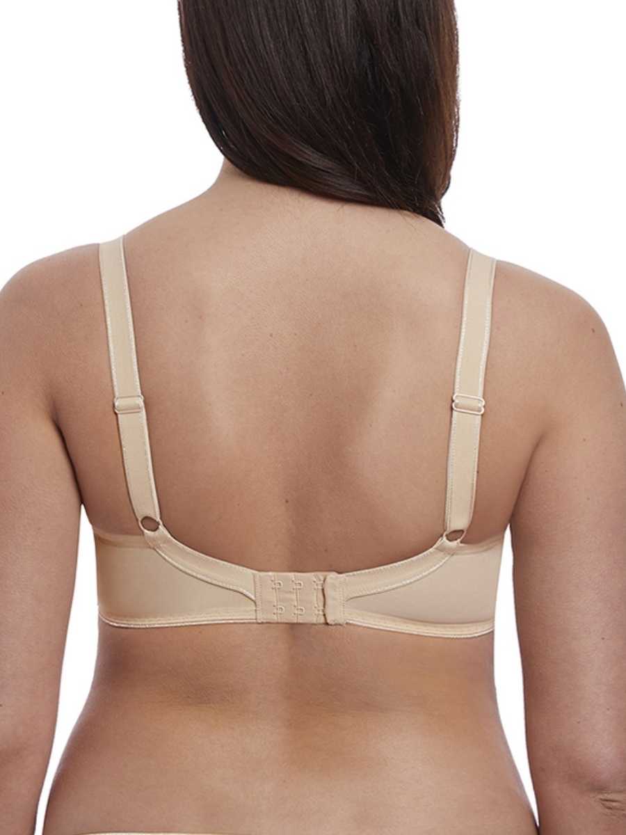 freya cameo moulded plunge bra sand