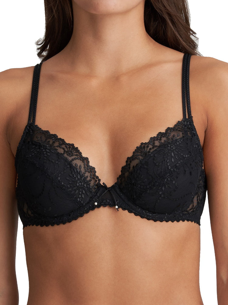 Jane Push Up Bra - Black