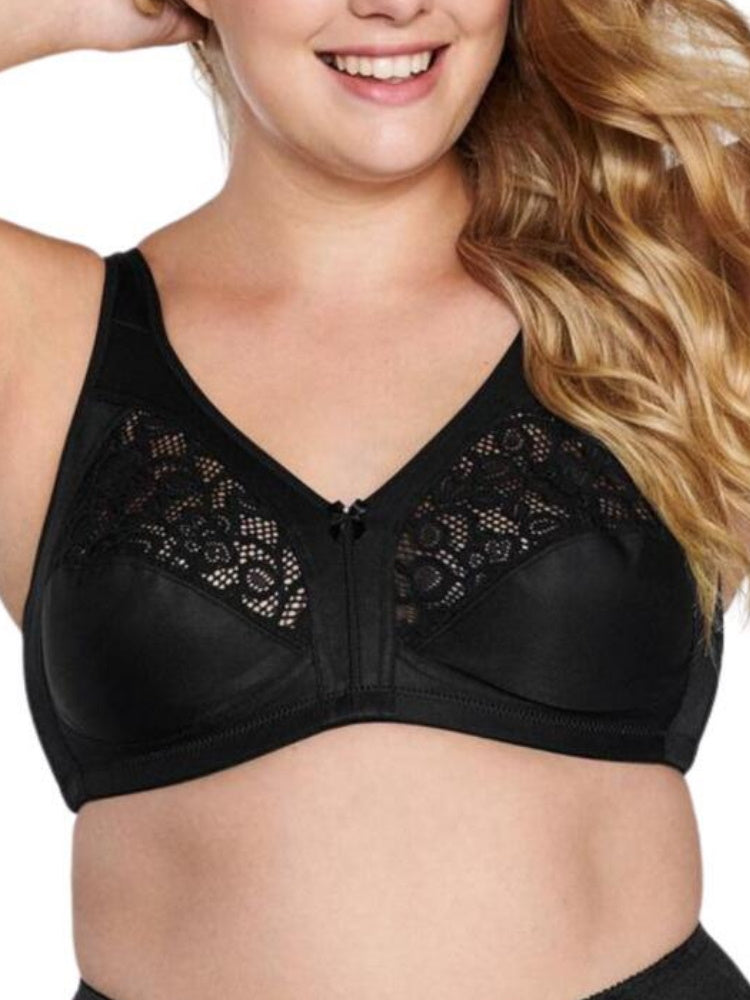 naturana full cup black bra