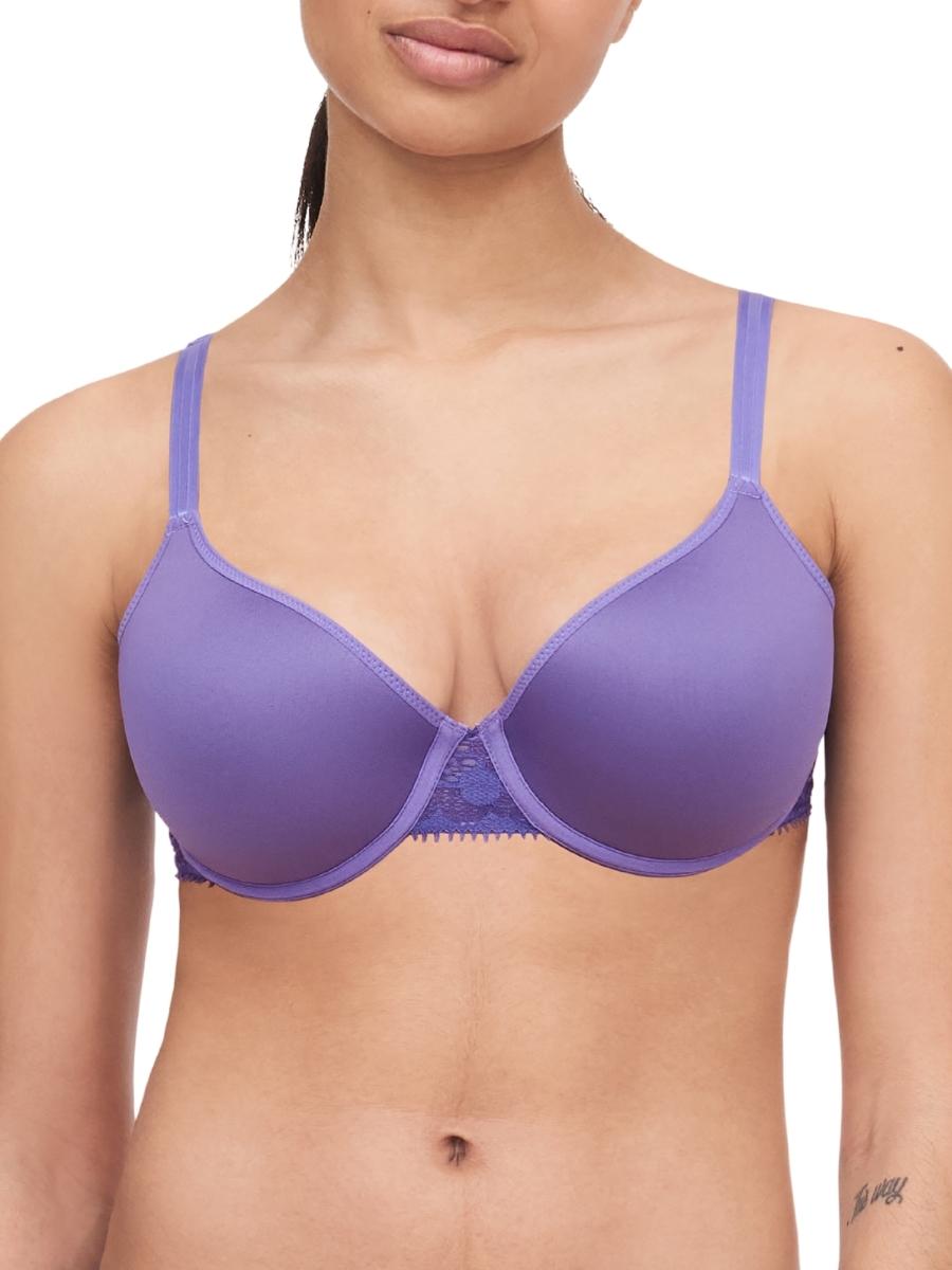 purple t shirt bra