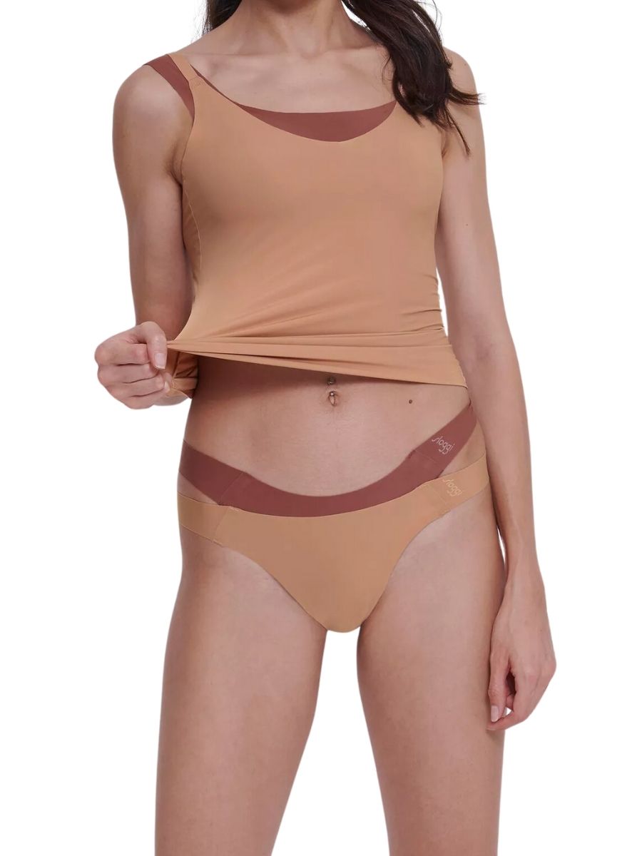 ZERO Feel 2.0 Spaghetti Top - Nostalgic Brown