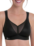 Air Control DeltaPad Sports Bra - Black