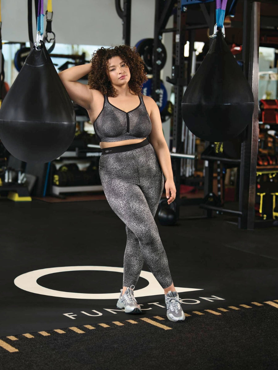 Air Control Deltapad Sports Bra - Bubble Grey