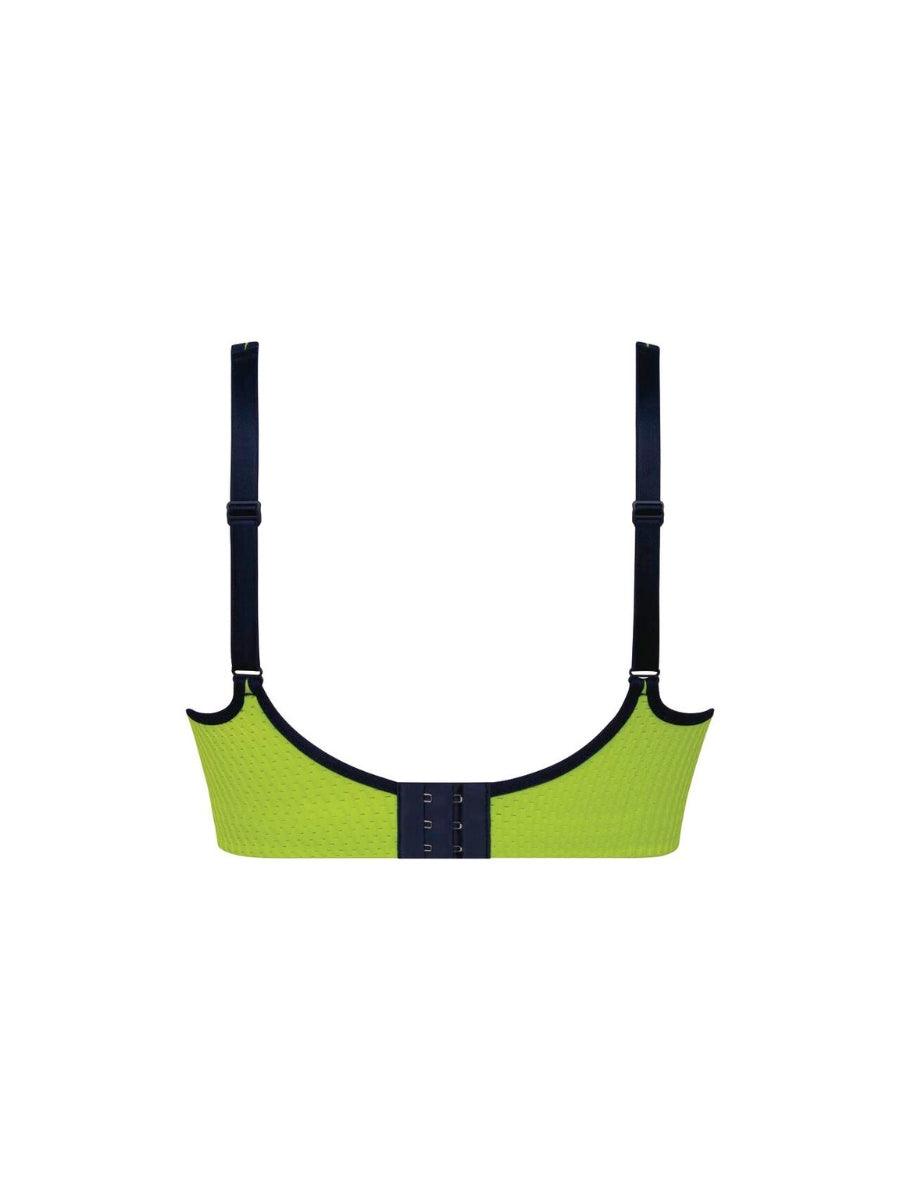 Air Control Deltapad Sports Bra - Apple Green