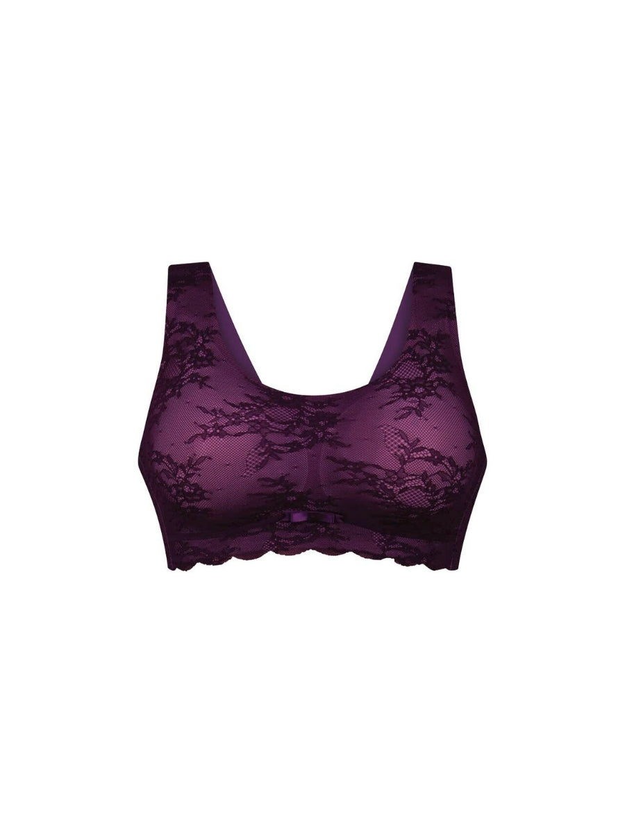 Essential Lace Bralette - Purple