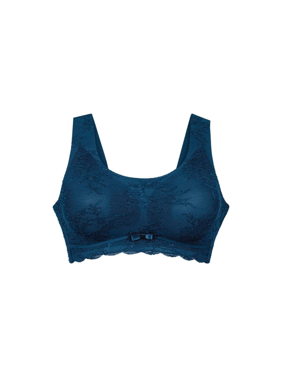 Essential Lace Bralette - Maritime Blue