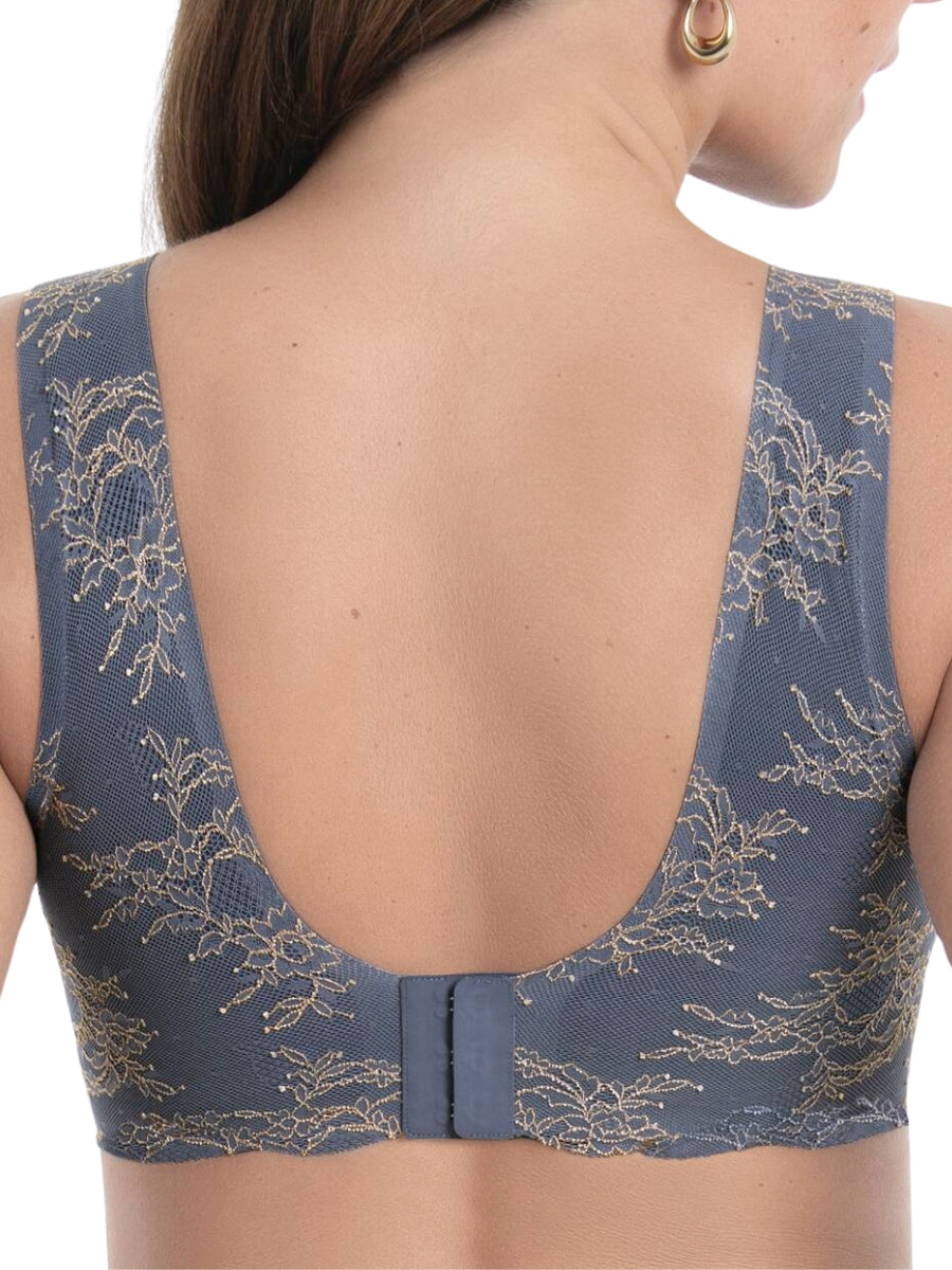 Essential Lace Bralette - Grey/Rose