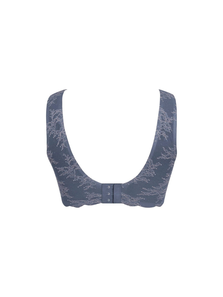 Essential Lace Bralette - Grey/Rose
